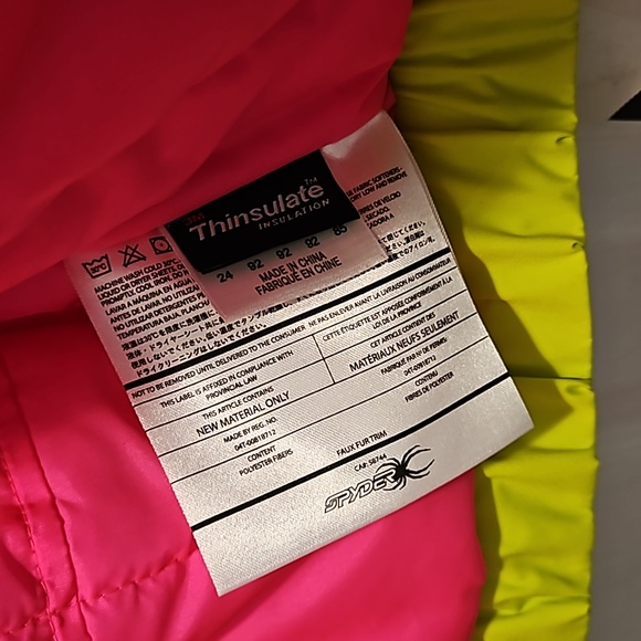 Spider Bitsy Lola ski jacket New - Picture 8 of 10